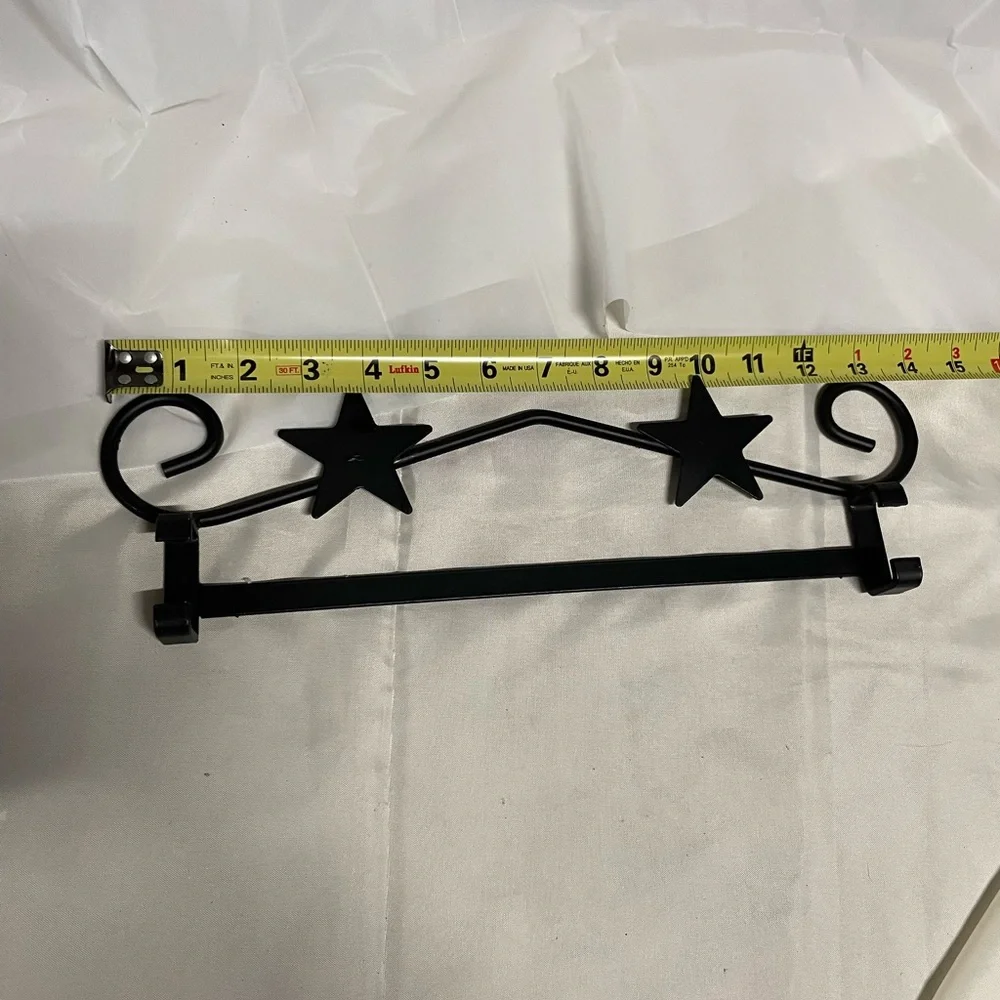 Black Star Accent Wall Hook Rack - Home Wall Decor